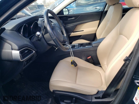 2017 Jaguar XE 35t Premium with VIN SAJAJ4BV5HA971536, listed as a Copart auction lot 86578694 with 77,664 mi miles and Salvage Title. Bid and sale history available at carsss.com. Image 7.