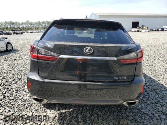 2017 Lexus RX with VIN 2T2BZMCA0HC089740, listed as a Copart auction lot 54655425 with 65,196 mi miles and Salvage Title. Bid and sale history available at carsss.com. Image 6.