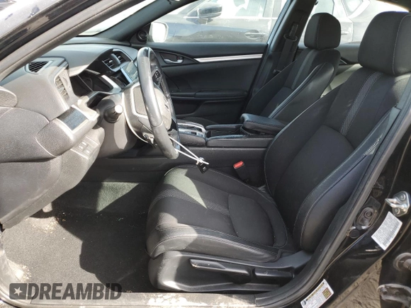 2019 Honda Civic Sport with VIN 19XFC2F81KE007902, listed as a Copart auction lot 44060855 with 69,592 mi miles and Salvage Title. Bid and sale history available at DreamBid. Image 7.