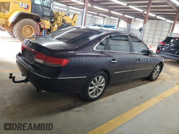 2006 Hyundai Azera SE with VIN KMHFC46F36A096628, listed as a Copart auction lot 61042145 with 229,357 mi miles and Salvage title. Bid and sale history available at DreamBid. Image 3.