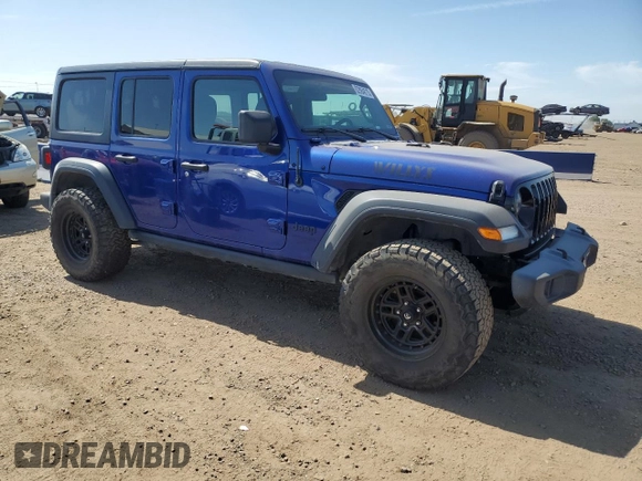 2020 Jeep Wrangler Unlimited Sport S z VIN 1C4HJXDN3LW159143, wystawiony jako Copart lot #62864815 z przebiegiem 33 816 mil mil oraz Nie do naprawy • Non repairable. Historia ofert i sprzedaży dostępna na DreamBid. Obrazek 4.