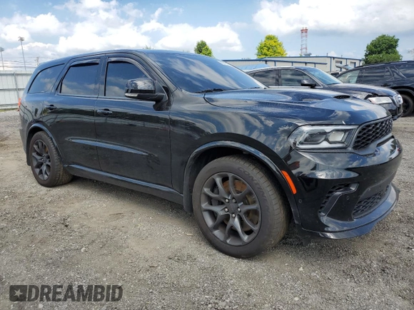 2021 Dodge Durango SRT Hellcat with VIN 1C4SDJH99MC626544, listed as a Copart auction lot 62276204 with Not provided miles and Salvage title. Bid and sale history available at DreamBid. Image 4.