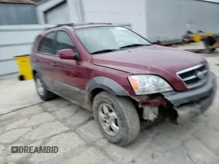 2006 Kia Sorento LX with VIN KNDJD733165550228, listed as a Copart auction lot 87581895 with 189,561 mi miles and Salvage Title. Bid and sale history available at DreamBid. Image 12.