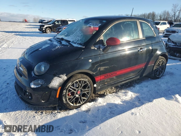 2017 FIAT 500 Abarth z VIN 3C3CFFFH3HT522586, wystawiony jako Copart lot #83352004 z przebiegiem 80 600 mil mil oraz Szkoda całkowita • Salvage title. Historia ofert i sprzedaży dostępna na DreamBid. Obrazek 1.