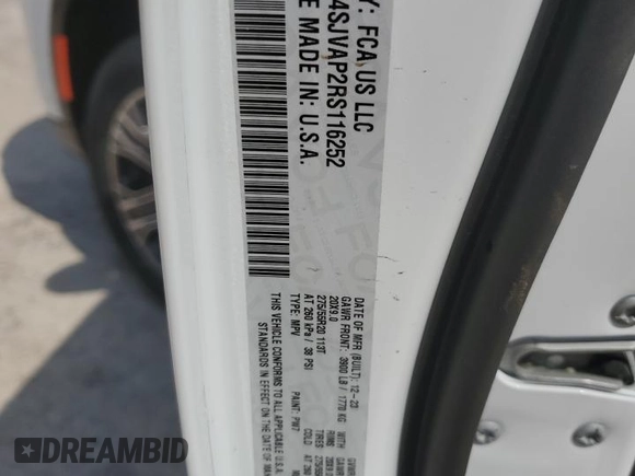 2024 Jeep Wagoneer with VIN 1C4SJVAP2RS116252, listed as a Copart auction lot 55745475 with 10,862 mi miles and Salvage Title. Bid and sale history available at DreamBid. Image 13.