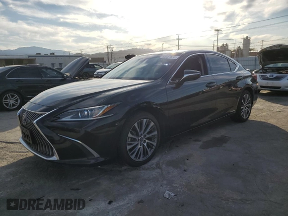 2021 Lexus ES with VIN 58ADA1C12MU008533, listed as a Copart auction lot 48121635 with 34,111 mi miles and Salvage Title. Bid and sale history available at carsss.com. Image 1.