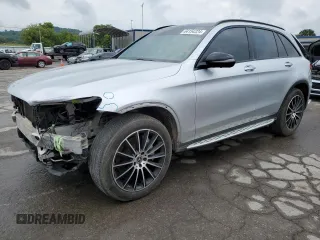 2019 Mercedes-Benz GLC with VIN WDC0G4JB8KV121023, listed as a Copart auction lot 64154324 with 75,018 mi miles and Clean Title. Bid and sale history available at carsss.com. Image 1.