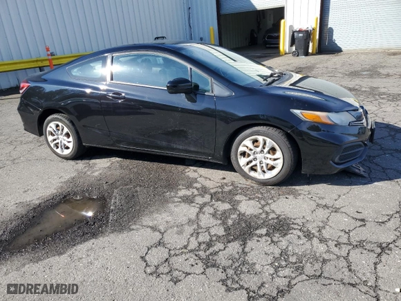 2015 Honda Civic Coupe LX with VIN 2HGFG3B52FH512591, listed as a Copart auction lot 50127555 with 93,155 mi miles and Salvage Title. Bid and sale history available at carsss.com. Image 4.
