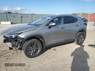 2022 Lexus NX with VIN 2T2GGCEZXNC010787, listed as a Copart auction lot 42807755 with 7,646 mi miles and Salvage Title. Bid and sale history available at carsss.com. Image 1.