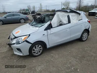 2022 Mitsubishi Mirage ES z VIN ML32AUHJ0NH004765, wystawiony jako Copart lot #56042665 z przebiegiem Nie podano mil oraz Nie do naprawy • Non repairable. Historia ofert i sprzedaży dostępna na DreamBid. Obrazek 1.