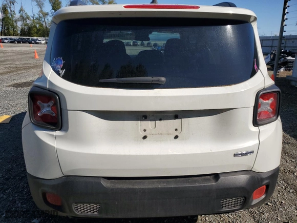 2017 Jeep Renegade Altitude with VIN ZACCJBBH2HPF02734, listed as a Copart auction lot 54343185 with 102,749 mi miles and Clean Title. Bid and sale history available at carsss.com. Image 6.