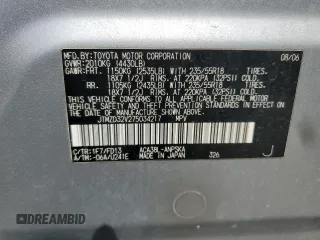 2007 Toyota RAV4 Sport with VIN JTMZD32V275034217, listed as a Copart auction lot 52199195 with 125,692 mi miles and Salvage Title. Bid and sale history available at carsss.com. Image 13.