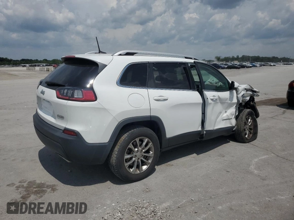 2019 Jeep Cherokee Latitude Plus with VIN 1C4PJMLX6KD106282, listed as a Copart auction lot 63576375 with 78,207 mi miles and Salvage title. Bid and sale history available at DreamBid. Image 3.