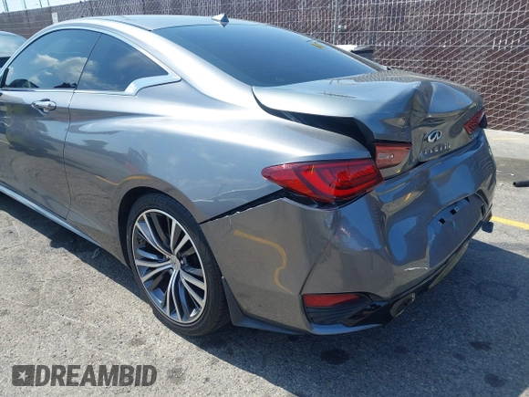 2017 Infiniti Q60 Premium with VIN JN1CV7EK5HM110549, listed as a IAAI auction lot 42136574 with 77,009 mi miles and . Bid and sale history available at DreamBid. Image 3.
