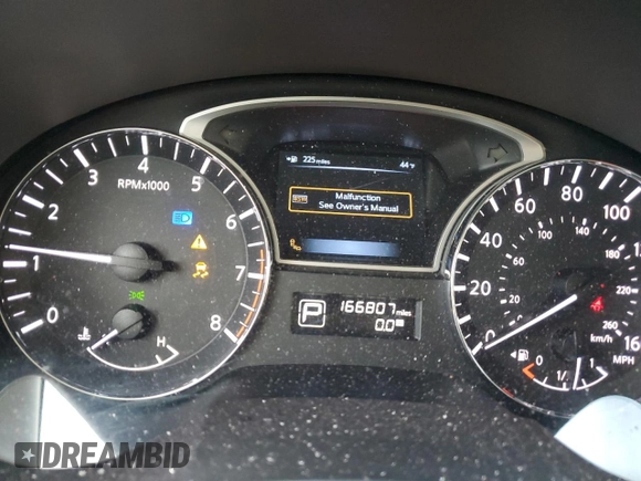 2013 Nissan Altima S with VIN 1N4AL3AP6DN576490, listed as a Copart auction lot 50551725 with 166,807 mi miles and Salvage Title. Bid and sale history available at DreamBid. Image 9.