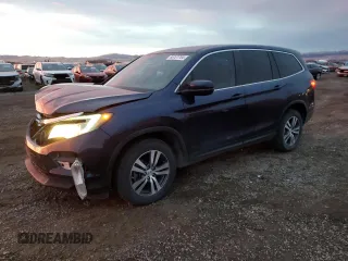 2016 Honda Pilot EX-L with VIN 5FNYF6H56GB039644, listed as a Copart auction lot 85727704 with 154,690 mi miles and Salvage title. Bid and sale history available at DreamBid. Image 1.
