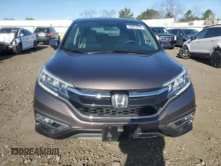 2016 Honda CR-V EX with VIN 2HKRM4H53GH632412, listed as a Copart auction lot 53661015 with 49,261 mi miles and Salvage Title. Bid and sale history available at DreamBid. Image 5.