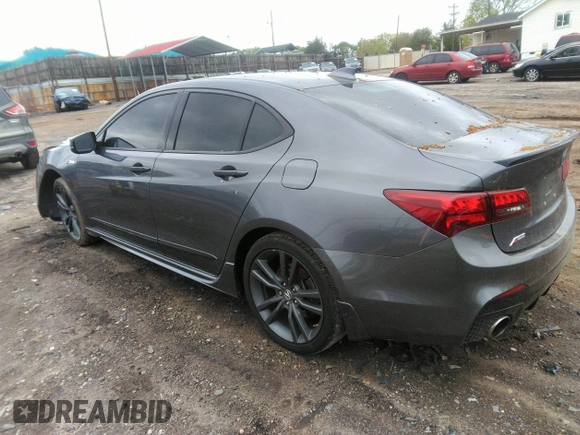 2018 Acura TLX w/A-SPEC Pkg with VIN 19UUB2F66JA002402, listed as a IAAI auction lot 41960832 with 91,643 mi miles. Bid and sale history available at carsss.com. Image 3.
