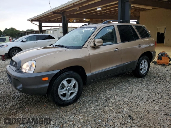 2004 Hyundai Santa Fe GLS with VIN KM8SC13E34U595014, listed as a Copart auction lot 55642745 with 69,303 mi miles and Salvage title. Bid and sale history available at DreamBid. Image 1.