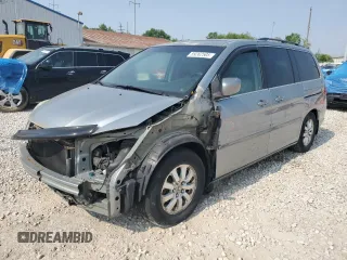 2010 Honda Odyssey EX-L z VIN 5FNRL3H74AB034608, wystawiony jako Copart lot #59262505 z przebiegiem 243 186 mil mil oraz Szkoda całkowita • Salvage title. Historia ofert i sprzedaży dostępna na DreamBid. Obrazek 1.