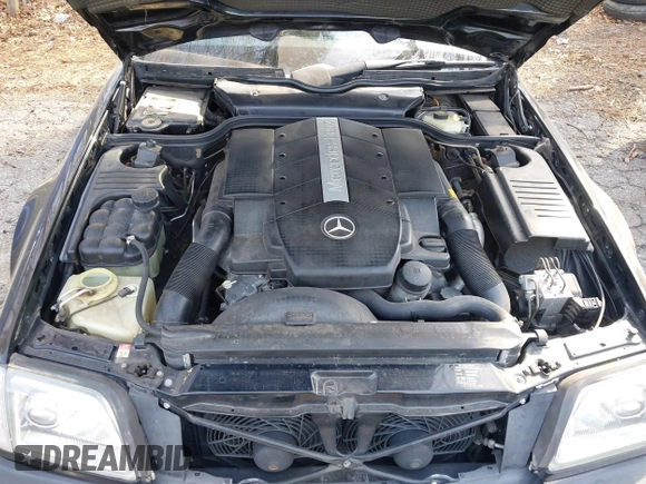 2000 Mercedes-Benz SL with VIN WDBFA68F4YF191528, listed as a IAAI auction lot 41775425 with 86,654 mi miles. Bid and sale history available at carsss.com. Image 10.