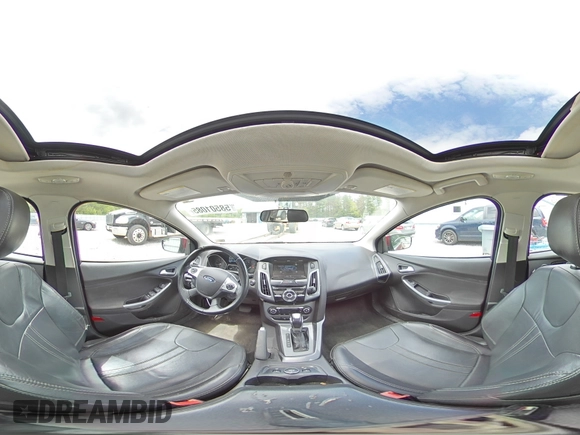 2014 Ford Focus Titanium with VIN 1FADP3J20EL352909, listed as a Copart auction lot 58501085 with 174,388 mi miles and Salvage title. Bid and sale history available at DreamBid. Image 15.