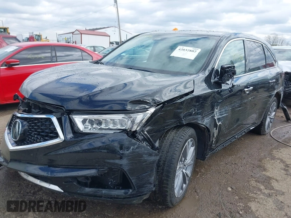 2017 Acura MDX Technology with VIN 5J8YD4H58HL001195, listed as a IAAI auction lot 42032802 with 94,831 mi miles and . Bid and sale history available at DreamBid. Image 6.
