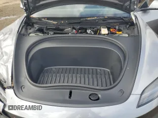 2025 Tesla Model 3 Long Range with VIN 5YJ3E1EAXSF980461, listed as a Copart auction lot 51093215 with 225 mi miles and Salvage title. Bid and sale history available at DreamBid. Image 13.