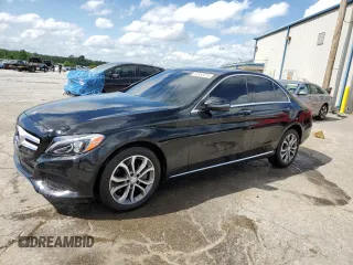 2017 Mercedes-Benz C 300 with VIN 55SWF4KB6HU184659, listed as a Copart auction lot 54953315 with 61,337 mi miles and Salvage Title. Bid and sale history available at DreamBid. Image 1.