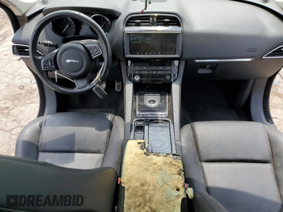 2019 Jaguar F-Pace 25t with VIN SADCS2FX2KA606070, listed as a Copart auction lot 54978434 with 104,200 mi miles and Salvage title. Bid and sale history available at DreamBid. Image 8.