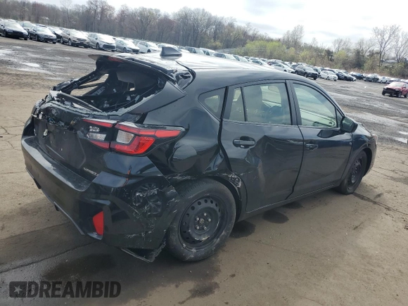2024 Subaru Impreza with VIN JF1GUABC4R8279618, listed as a Copart auction lot 53893225 with 24,298 mi miles and Salvage Title. Bid and sale history available at carsss.com. Image 3.