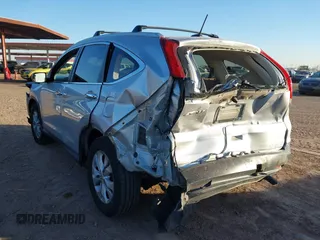 2013 Honda CR-V EX-L with VIN 5J6RM3H73DL031448, listed as a IAAI auction lot 42058218 with 132,137 mi miles and . Bid and sale history available at DreamBid. Image 3.
