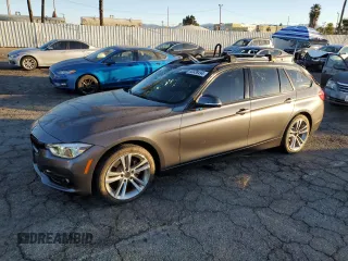 2018 BMW 3 Series 328d xDrive with VIN WBA8J1C57JA486263, listed as a Copart auction lot 80338494 with 68,628 mi miles and Salvage title. Bid and sale history available at DreamBid. Image 1.