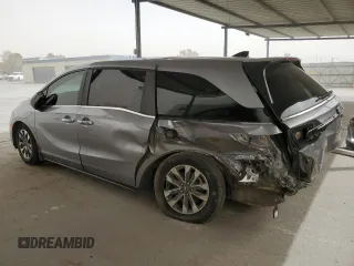 2022 Honda Odyssey EX-L with VIN 5FNRL6H75NB059962, listed as a Copart auction lot 51464615 with 40,608 mi miles and Salvage Title. Bid and sale history available at DreamBid. Image 2.
