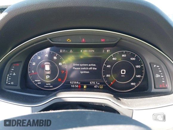 2019 Audi Q7 Premium Plus with VIN WA1LHAF71KD044983, listed as a IAAI auction lot 41367170 with 62,564 mi miles and . Bid and sale history available at DreamBid. Image 7.