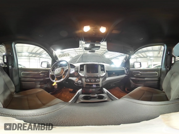 2020 Ram 1500 Big Horn with VIN 1C6RRFFGXLN302396, listed as a Copart auction lot 61240425 with 81,681 mi miles and Salvage title. Bid and sale history available at DreamBid. Image 14.
