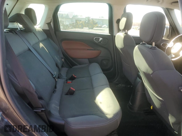 2014 FIAT 500L Trekking with VIN ZFBCFADH9EZ020500, listed as a Copart auction lot 81260564 with 75,433 mi miles and Salvage Title. Bid and sale history available at carsss.com. Image 10.