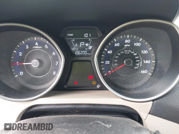 2015 Hyundai Elantra SE with VIN 5NPDH4AE0FH561046, listed as a IAAI auction lot 42196128 with 106,200 mi miles and . Bid and sale history available at DreamBid. Image 7.