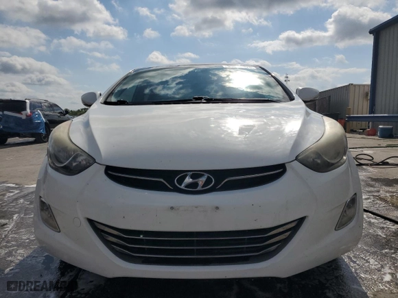 2013 Hyundai Elantra GLS with VIN 5NPDH4AEXDH410969, listed as a Copart auction lot 53023325 with 105,032 mi miles and Salvage Title. Bid and sale history available at carsss.com. Image 5.