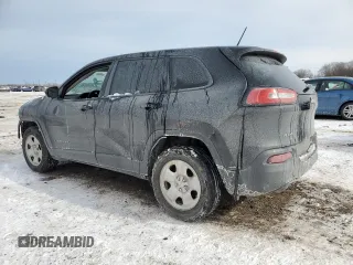 2016 Jeep Cherokee Sport with VIN 1C4PJMAB9GW277403, listed as a Copart auction lot 45113385 with 55,937 mi miles and Salvage Title. Bid and sale history available at DreamBid. Image 2.