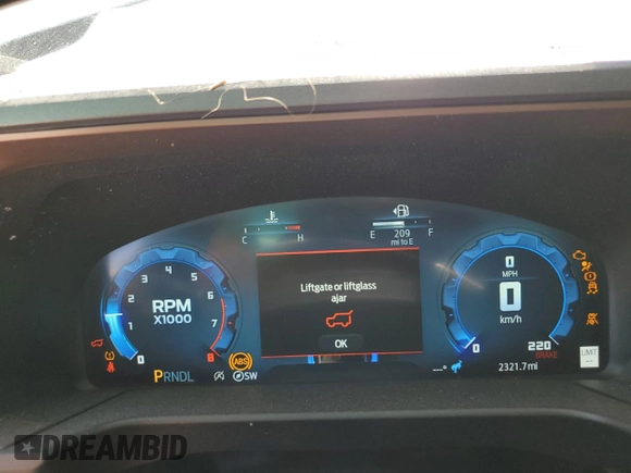 2025 Ford Bronco Sport Outer Banks with VIN 3FMCR9CN6SRE50121, listed as a Copart auction lot 61175625 with 2,321 mi miles and Salvage title. Bid and sale history available at DreamBid. Image 9.