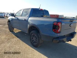 2024 Ford Ranger XLT with VIN 1FTER4GH4RLE09399, listed as a IAAI auction lot 41192842 with 11,050 mi miles. Bid and sale history available at carsss.com. Image 3.
