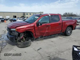 2019 Chevrolet Silverado 1500 LT Trail Boss with VIN 1GCPYFED2KZ132195, listed as a Copart auction lot 48697765 with 104,735 mi miles and Salvage Title. Bid and sale history available at DreamBid. Image 1.