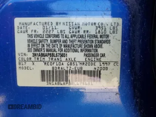 2011 Nissan Sentra SR with VIN 3N1AB6AP8BL675651, listed as a Copart auction lot 51504035 with 122,449 mi miles and Salvage Title. Bid and sale history available at DreamBid. Image 14.