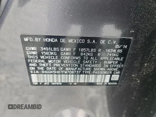 2015 Honda Fit EX-L with VIN 3HGGK5H87FM708737, listed as a Copart auction lot 64310745 with 90,446 mi miles and Salvage title. Bid and sale history available at DreamBid. Image 13.