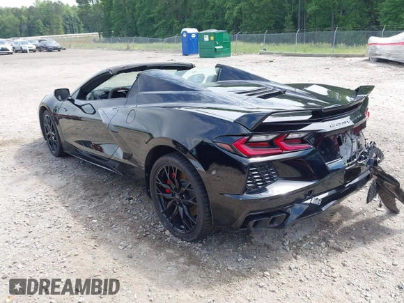 2023 Chevrolet Corvette 3LT z VIN 1G1YC3D4XP5133377, wystawiony jako IAAI lot #42205597 z przebiegiem 6 202 mil mil oraz . Historia ofert i sprzedaży dostępna na DreamBid. Obrazek 3.