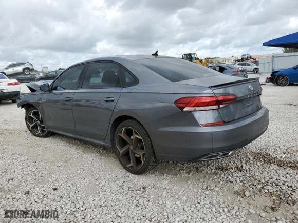 2021 Volkswagen Passat 2.0T R-Line with VIN 1VWMA7A33MC006005, listed as a Copart auction lot 45007025 with 41,677 mi miles and Non Repairable. Bid and sale history available at carsss.com. Image 2.