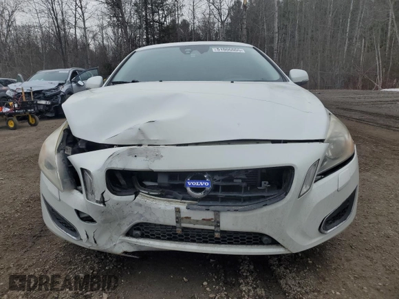 2012 Volvo S60 T6 with VIN YV1902FH3C2110480, listed as a Copart auction lot 51006005 with 175,761 mi miles and Clean Title. Bid and sale history available at carsss.com. Image 5.