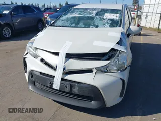 2017 Toyota Prius v Two with VIN JTDZN3EU4HJ067583, listed as a IAAI auction lot 41393495 with 316,410 mi miles. Bid and sale history available at carsss.com. Image 6.