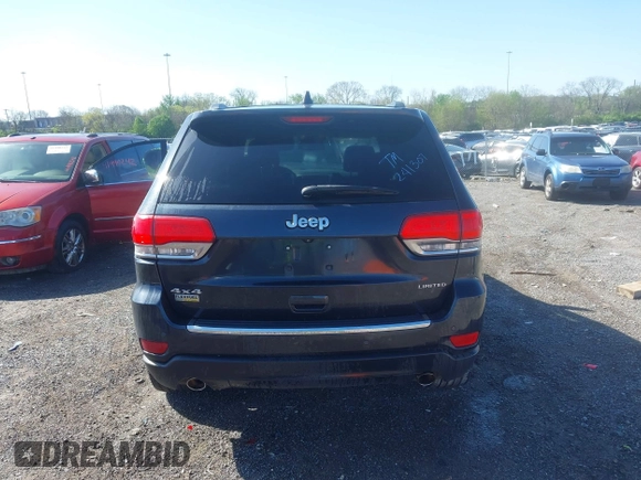 2014 Jeep Grand Cherokee Limited with VIN 1C4RJFBG2EC241307, listed as a IAAI auction lot 41975320 with 210,482 mi miles. Bid and sale history available at carsss.com. Image 16.